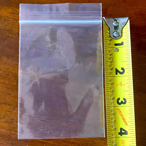 50 clear zip style bags 3 x 4 inch - Picture 4 of 5